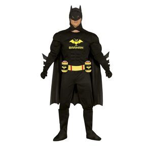 Fiestas Guirca Barman Costume / Black/Yellow